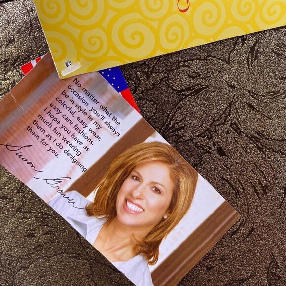 SUSAN GRAVER Womens Top Medium Gold Metallic Stretch Tunic 3/4 Sleeve w/ Belt - Picture 10 of 10